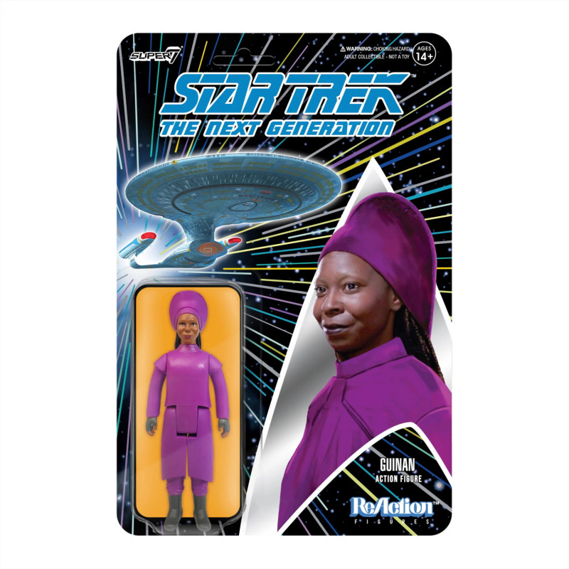 STAR TREK THE NEST GENERATION FIGURA GUINAN 14+ SUPER7