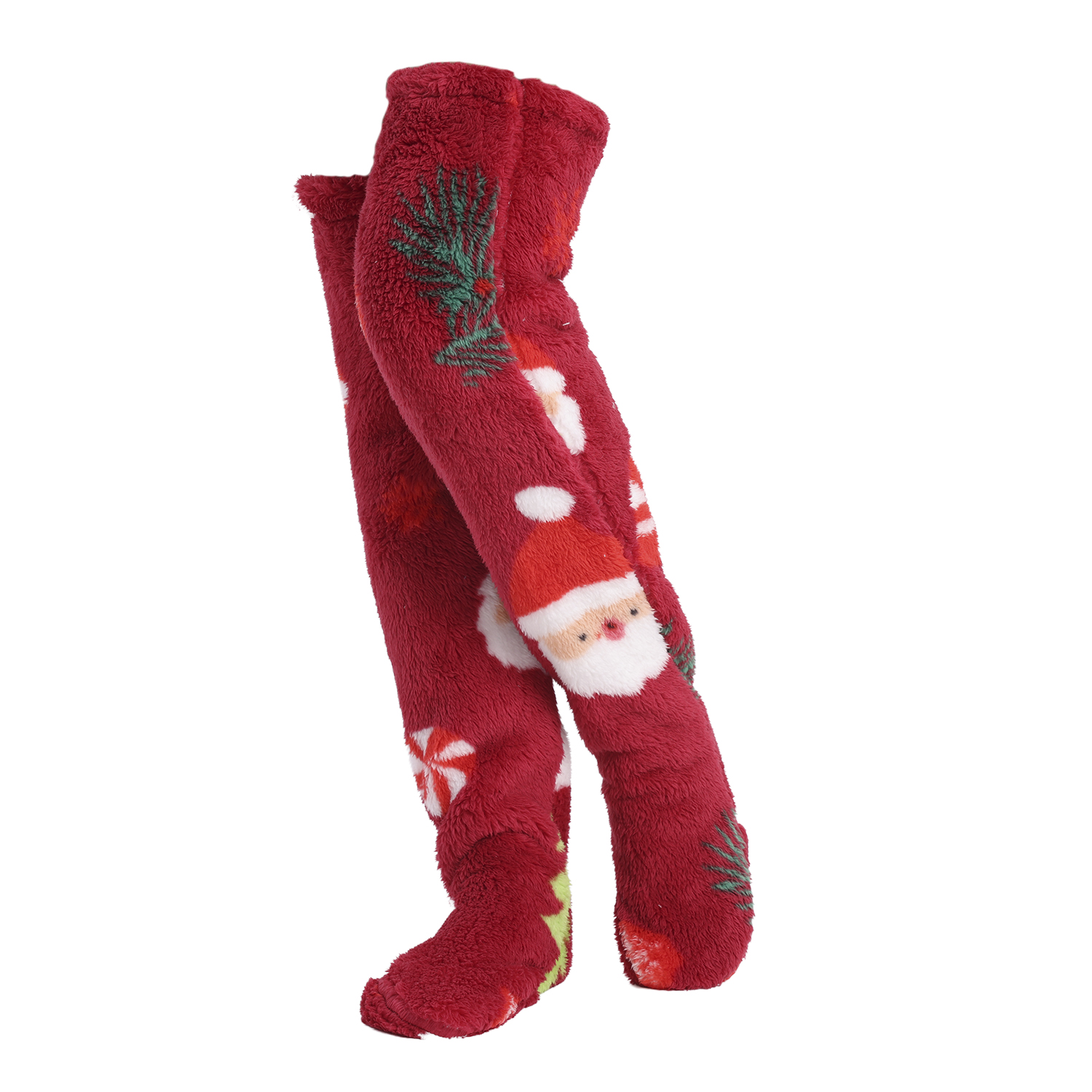 DAM. Calcetines largos de felpa extrasuave. 75 cm de longitud. Diseño  16x3x78cm