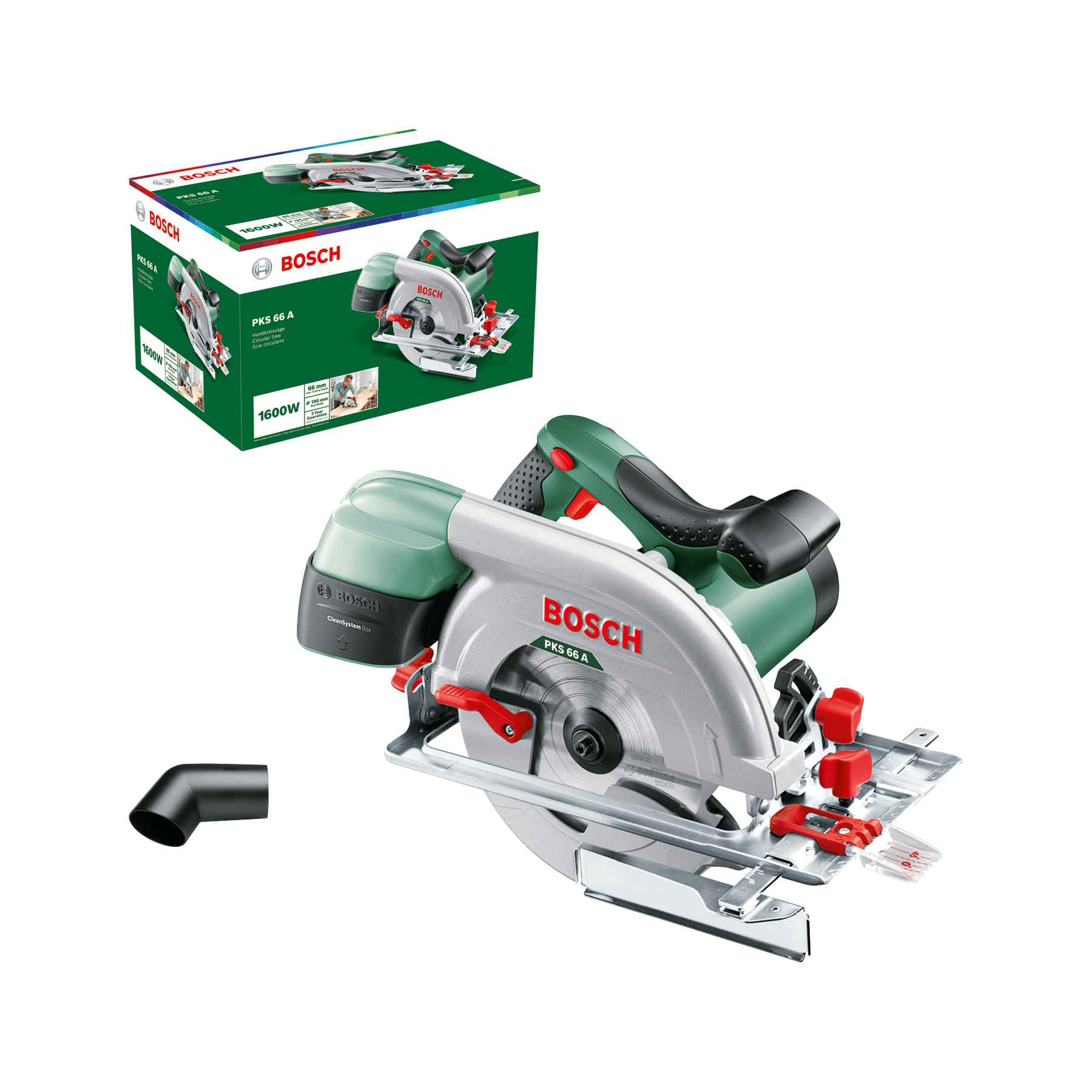BOSCH 0603502002 Sierra circular PKS 66 A