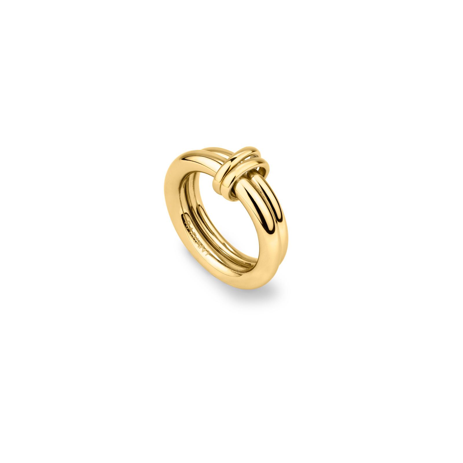 Radiant Anillo Mujer Anillo Mujer Knots Doble Dorado De Acero Dorado Talla Europea 52,00 Talla España 12,00 Ry000404
