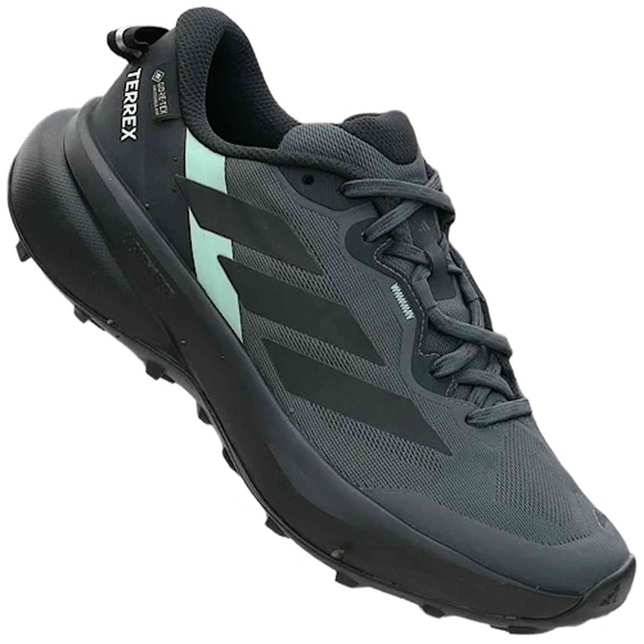 Zapatos De Montaña Adidas modelo Terrex Tracefinder Plus Gore-Tex para Mujer en color Gris
