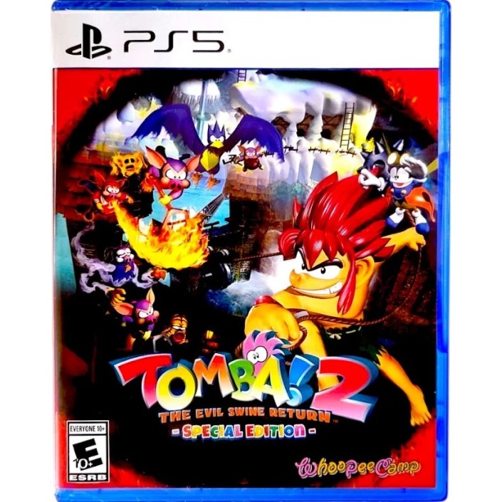 Juego Tomba! 2 The Evil Swine Return Remastered para Playstation 5 | PS5 | Limited Run Edition | Importacion USA PAL EU - Nuevo Original Precintado
