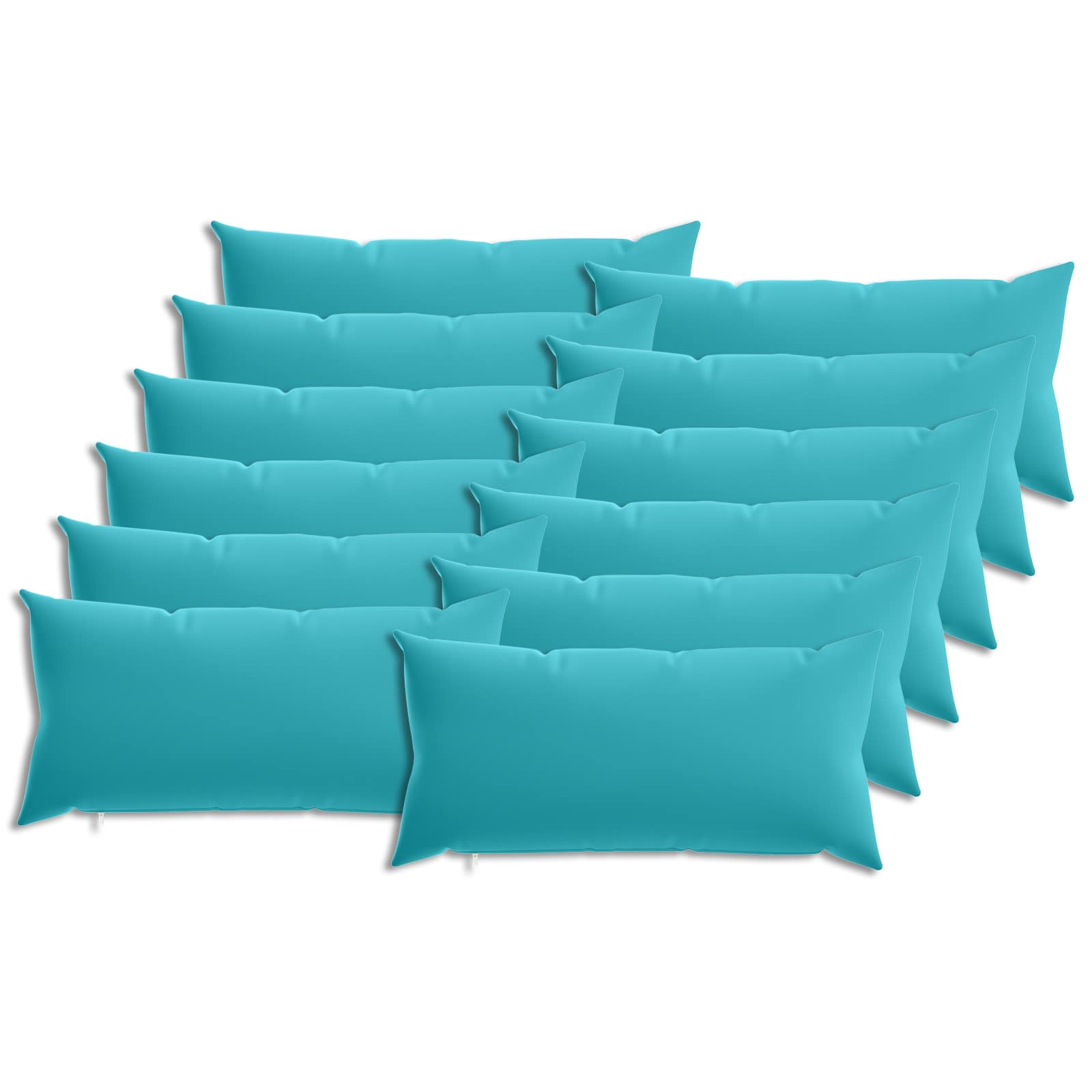 vidaXL Funda de almohada 12 uds. HEERLEN  40 x 80 cm Poliéster Multicolor