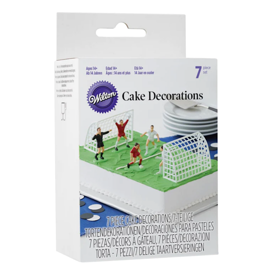 Glotomania - SET DECORACION FIGURAS DE FUTBOL - WILTON