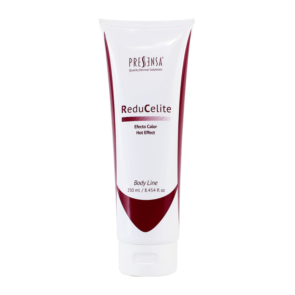Pressensa - ReduCelite Gel Reductor Térmico – Anticelulítico con Cafeína, Carnitina y Provislim™ – Reafirma y Favorece la Eliminación de Grasa – Mejora visiblemente el aspecto de la piel con celulitis – Ideal para uso diario – 250 ml