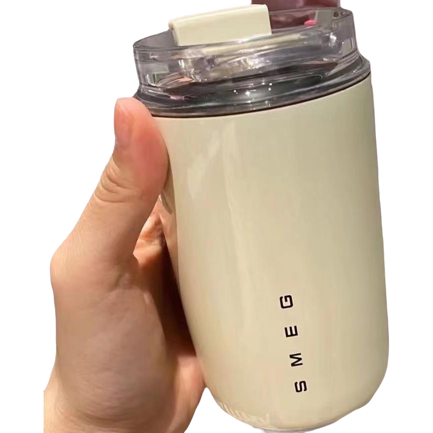 Taza de acero inoxidable de lujo inteligente, taza de aislamiento de alta apariencia, taza de café portátil montada en el coche, uso Dual caliente y frío