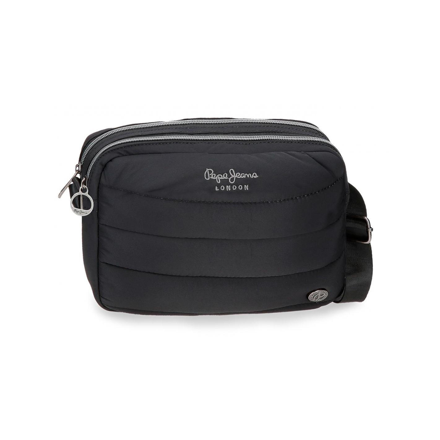 Bandolera 2C Pepe Jeans Aura negra – Estilo urbano, moderna y espaciosa para llevar lo esencial con elegancia