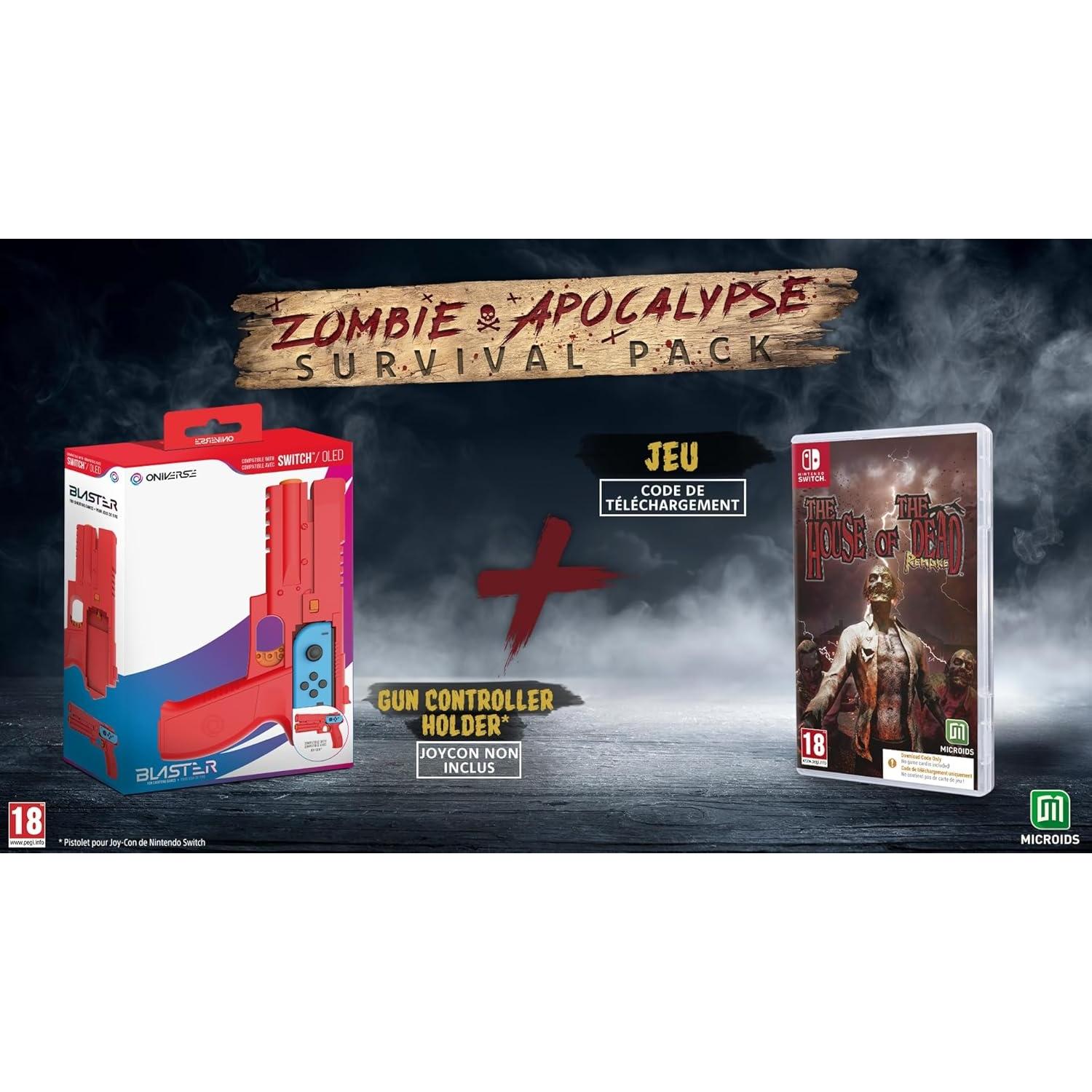 Zombie Apocalypse Survival Pack (The House Of The Dead + Gun Controller Holder) [DIGITAL] Juego para Consola Nintendo Switch [PAL ESPAÑA]