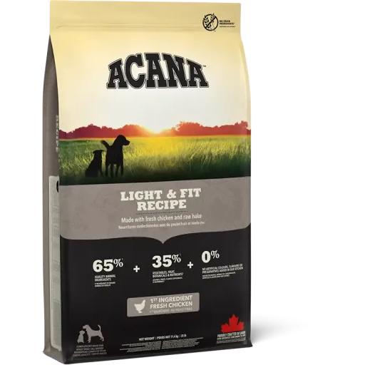 Acana – Pienso para perros adultos Light & fit Grain Free pollo Acana. 11,4 kg