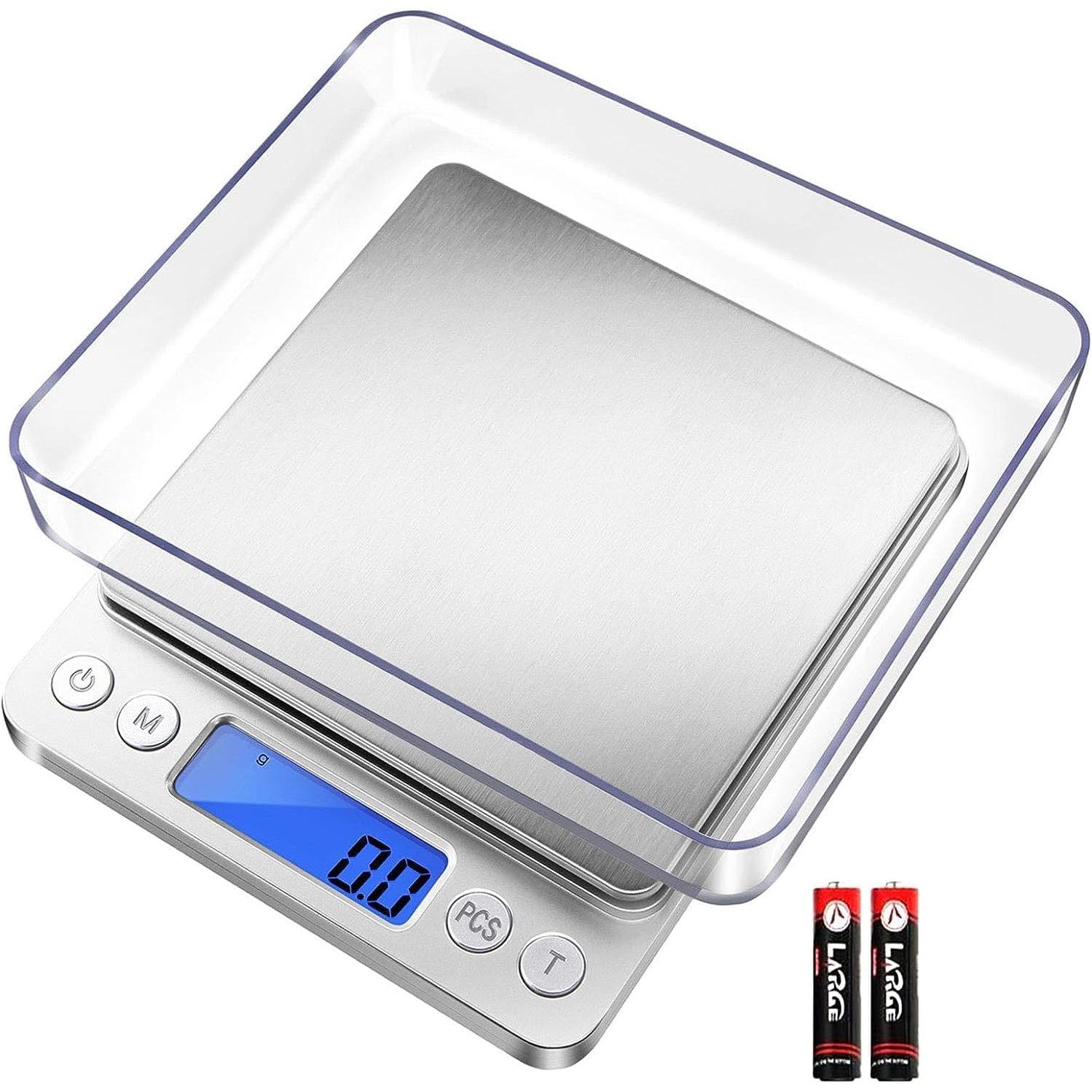 Euroxanty Báscula Digital Cocina Fuzion 105.82 Oz/0.1 G LCD Tara