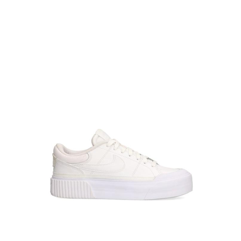 Zapatillas Basico Nike - Mujer - Suela Doble - Modelo Dm7590 - Color Blanco