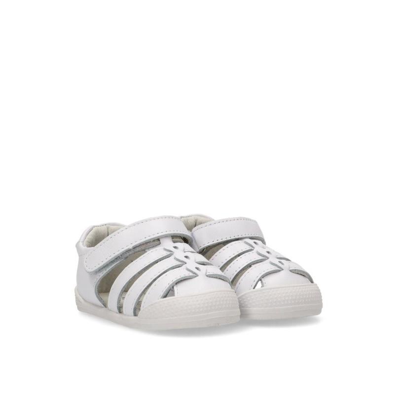 Sandalia Luna Kids - Niña - Suela Plana - Modelo Rbs1016 - Color Blanco
