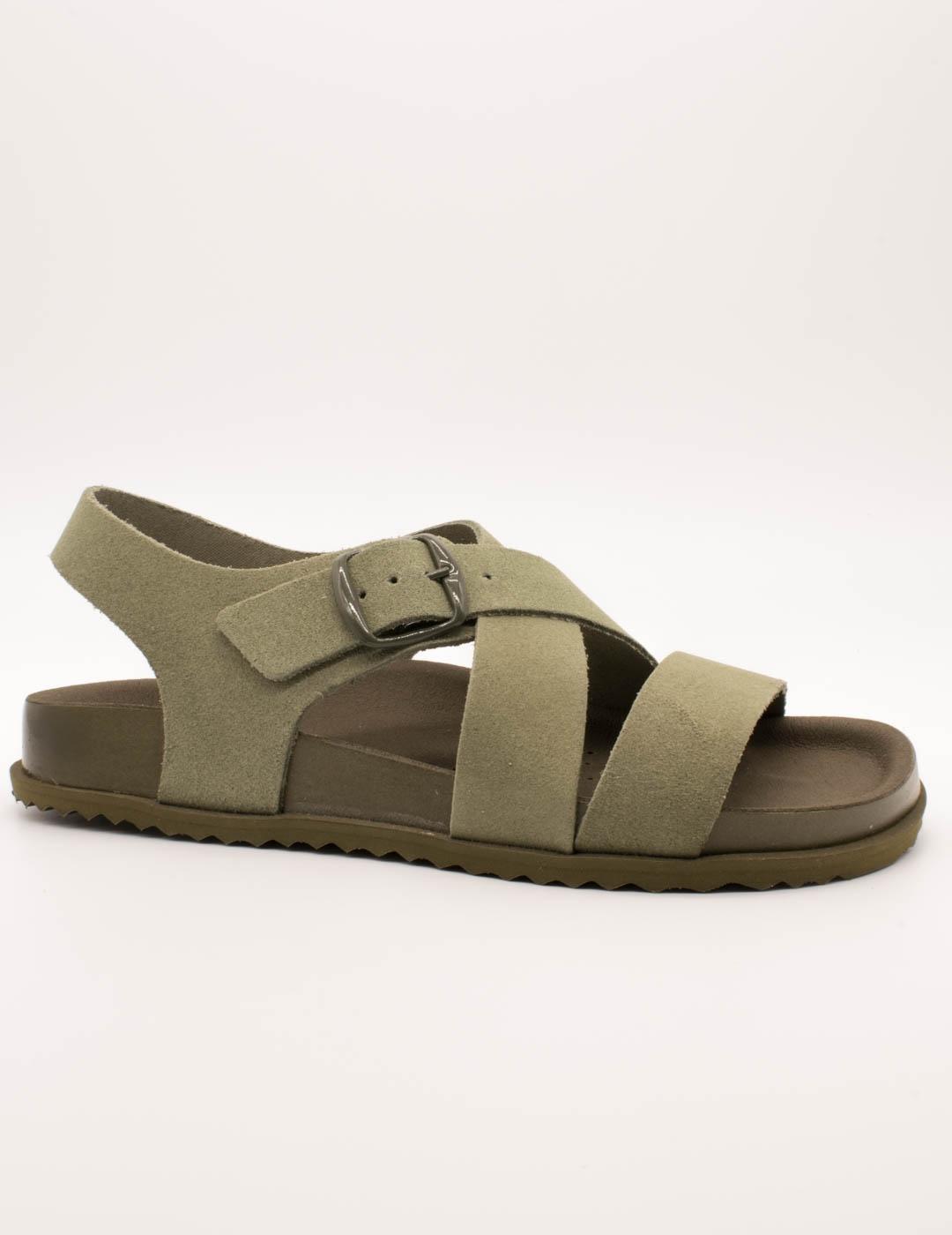 Geox Sandalia D658RB 00022 C3005 Sandybett Olive de Mujer