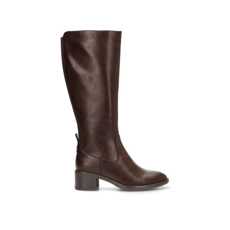 Bota Armony - Mujer - Tacón Medio - Modelo 30047 - Color Café