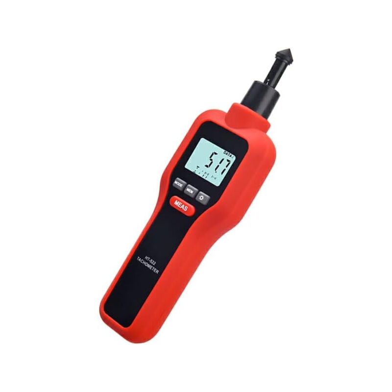 CA Tacómetro digital, velocímetro, red antiinterferencias, batería, herramienta de prueba de alta precisión, instrumento de medición