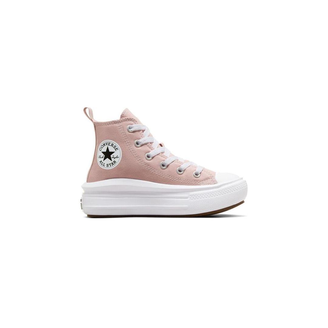 Converse Zapatilla Niña Move Hi Rosa - Plataforma Ligera y Explosiva