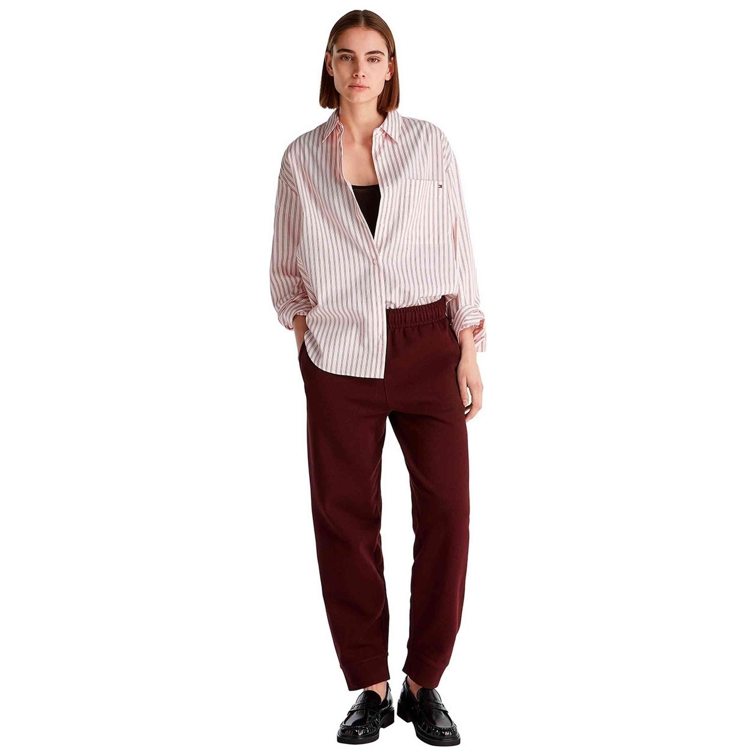 Pantalon De Chandal Tommy Hilfiger modelo WW0WW46145 para Mujer en color Rojo
