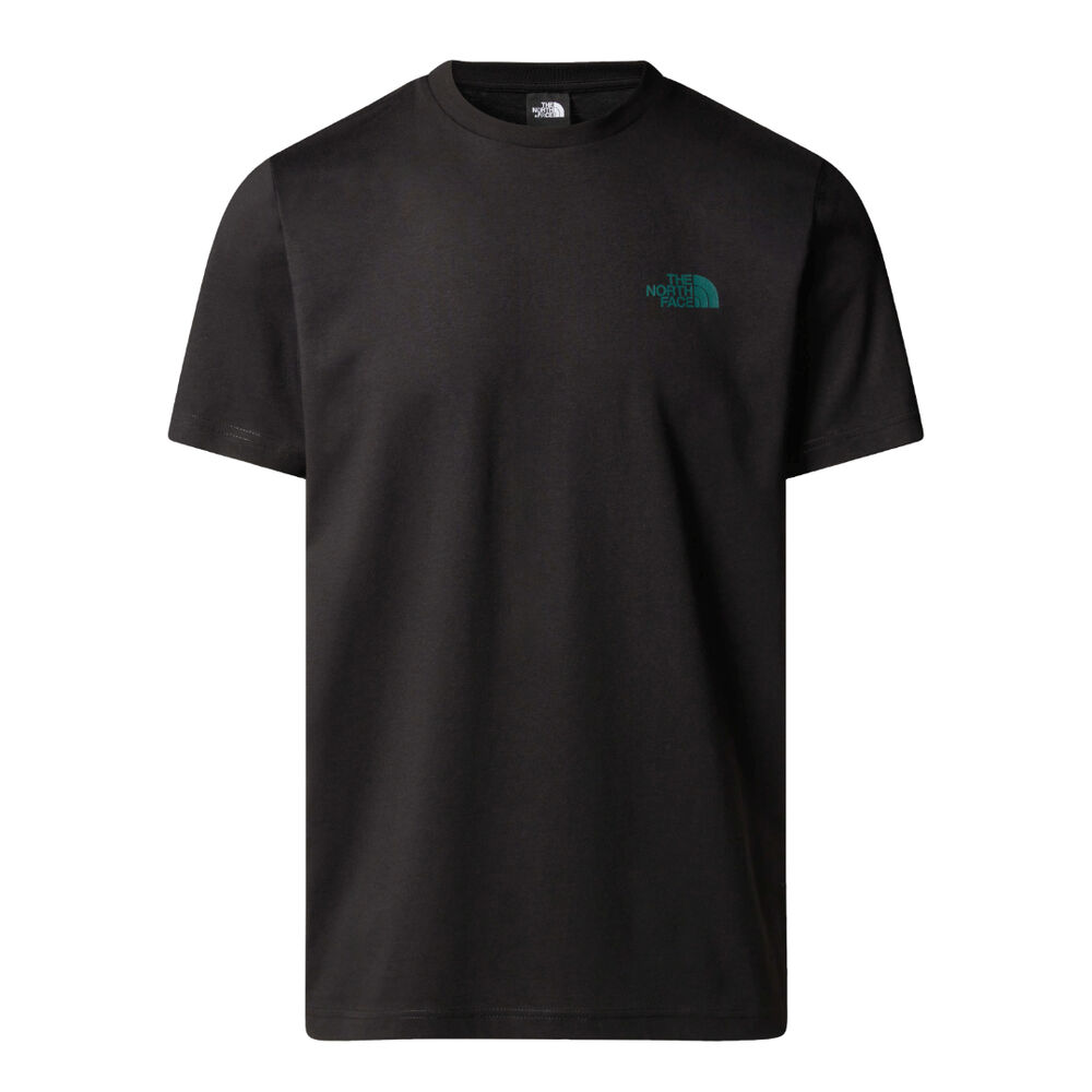 Camiseta Negra The North Face NSE Box de Corte Holgado