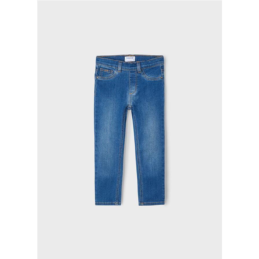 Mayoral - Pantalón tejano cerrado Basic para niño, cómodo y resistente, ideal para uso diario en colegio y ocio