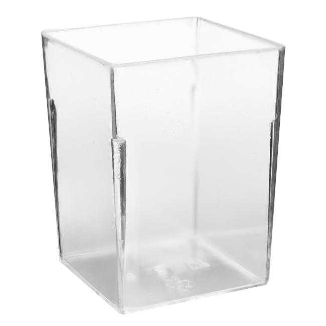 MONOUSO | Vaso Cúbico de Degustación PS 50ml 3,8x3,8x5,2cm (20 Uds)