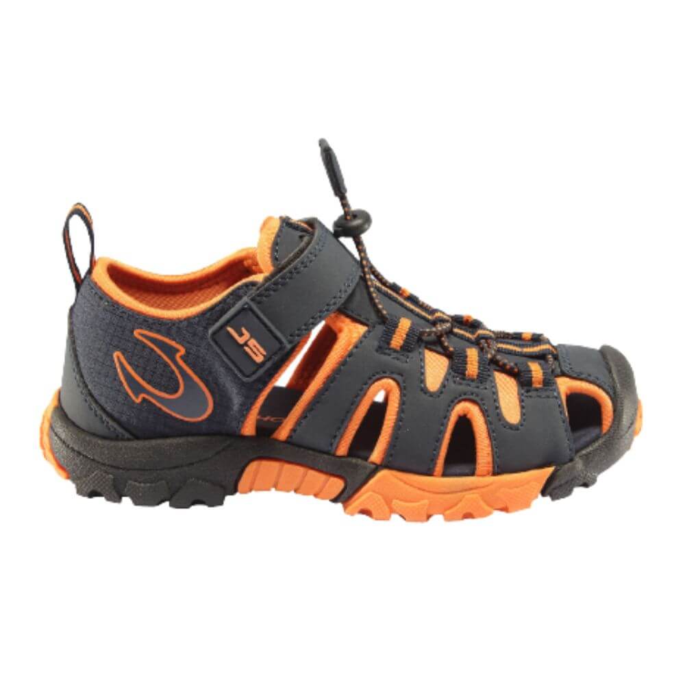 Sandalias JOHN SMITH UWIN. Azul Marino/naranja.