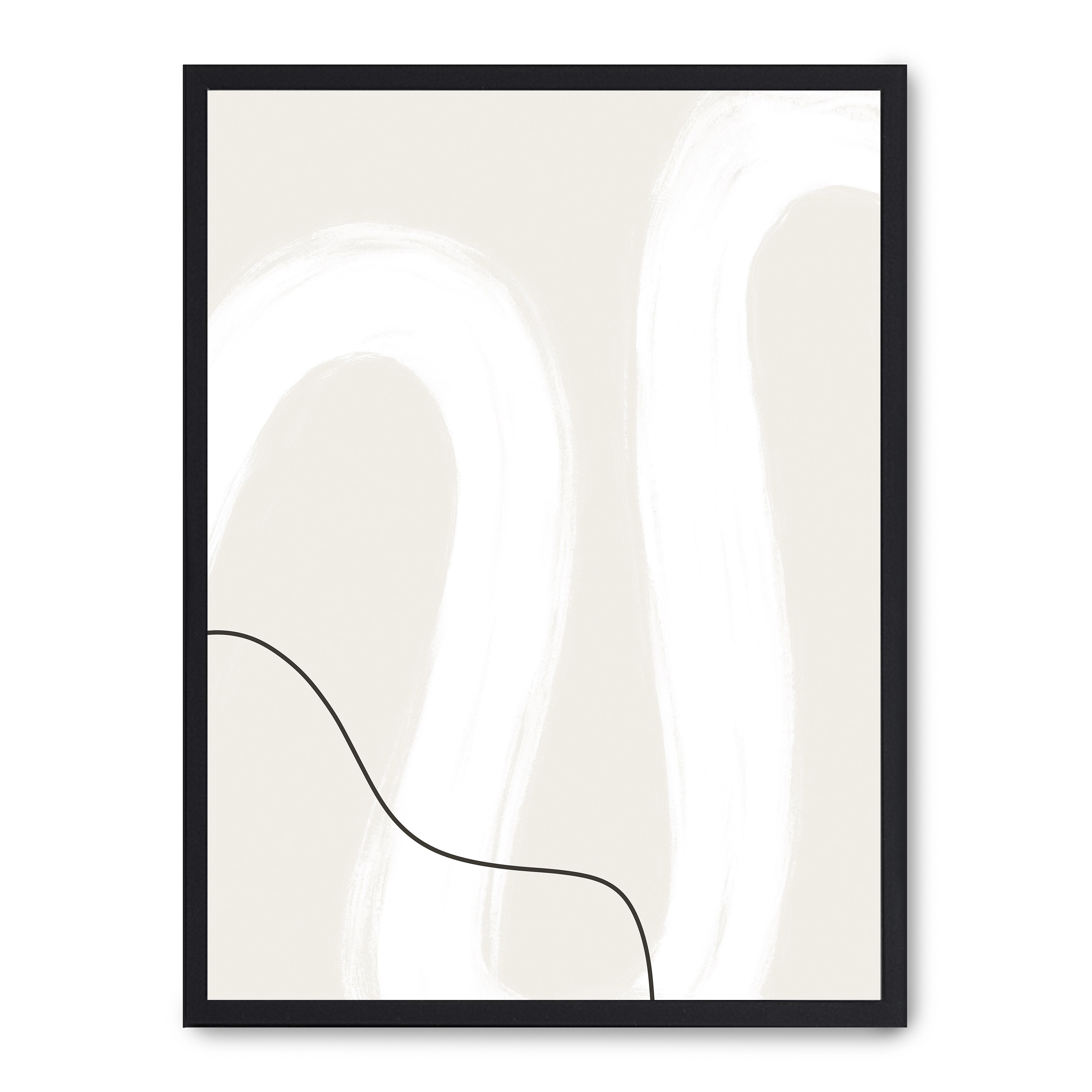 Cuadro simple and elegant iii 30x40cm, Póster impreso en papel de primera calidad de 180gr, montado sobre marco de madera MDF acabado en negro., Arte - Aesthetic