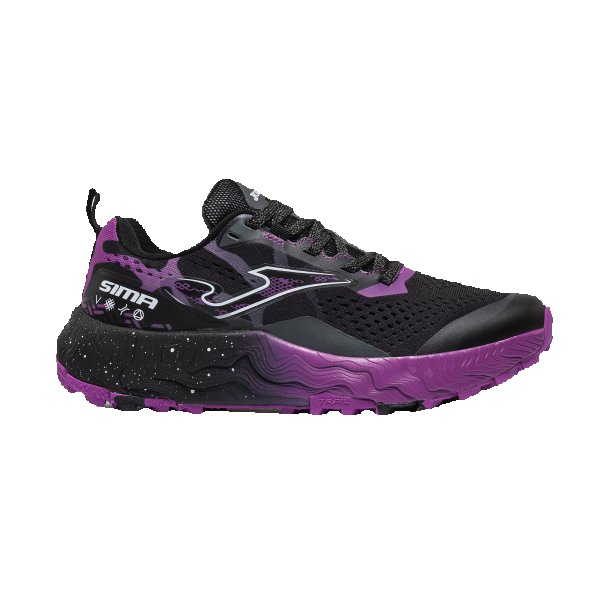 Zapatilla Trail Mujer Sima 2601 Negro Transpirable