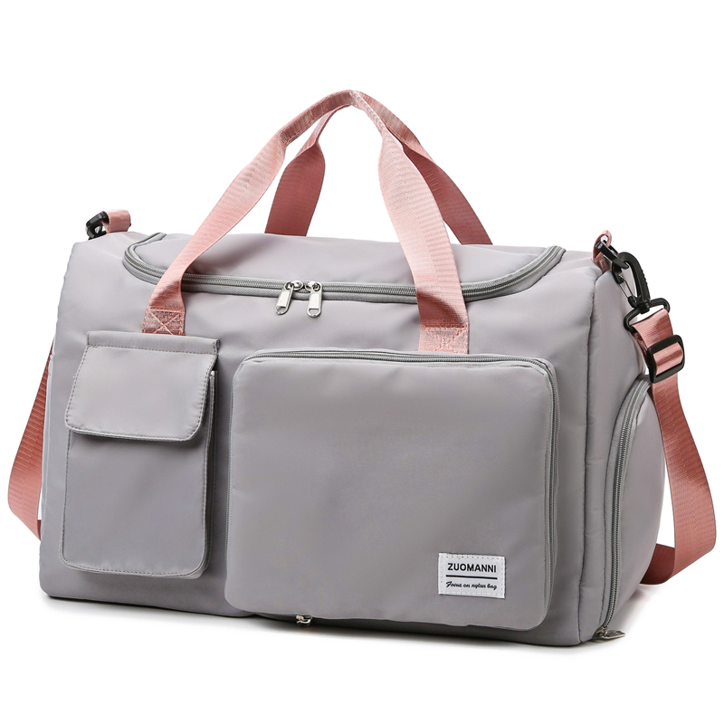 TK UNIXINU-Bolsa de viaje de gran capacidad para Mujer, Bolsa de viaje con compartimiento para Zapatos, Deportiva, fitness
