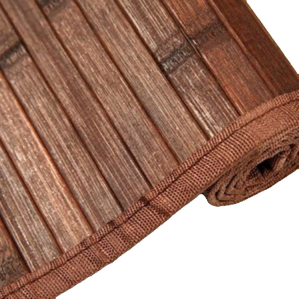 Arquiservi - Alfombra de Bambú. Color Chocolate. 60 x 90 cm para Cocina, Salón, Oficina, Dormitorio