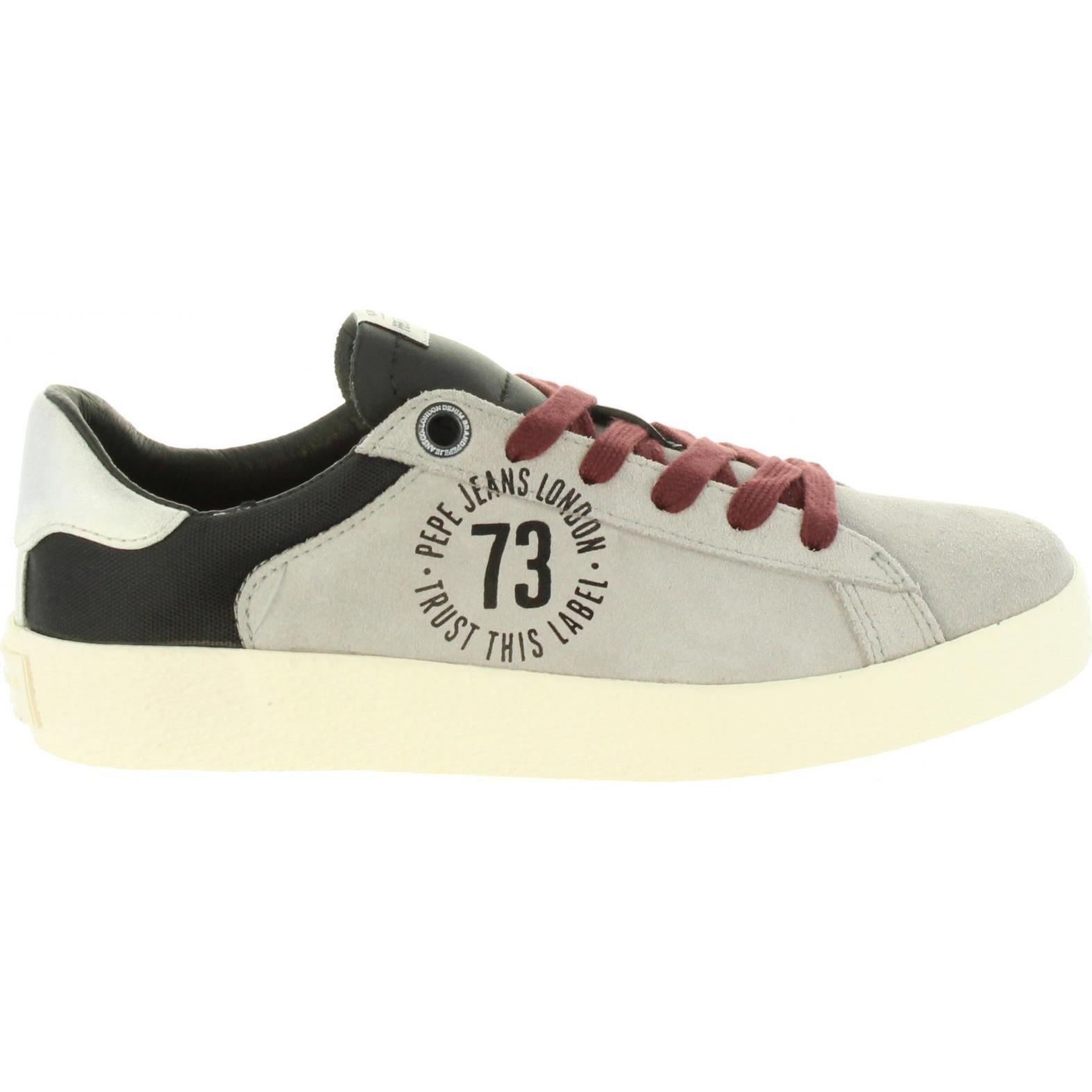Pepe jeans boys' sneakers pbs30377 portobello 933 gray