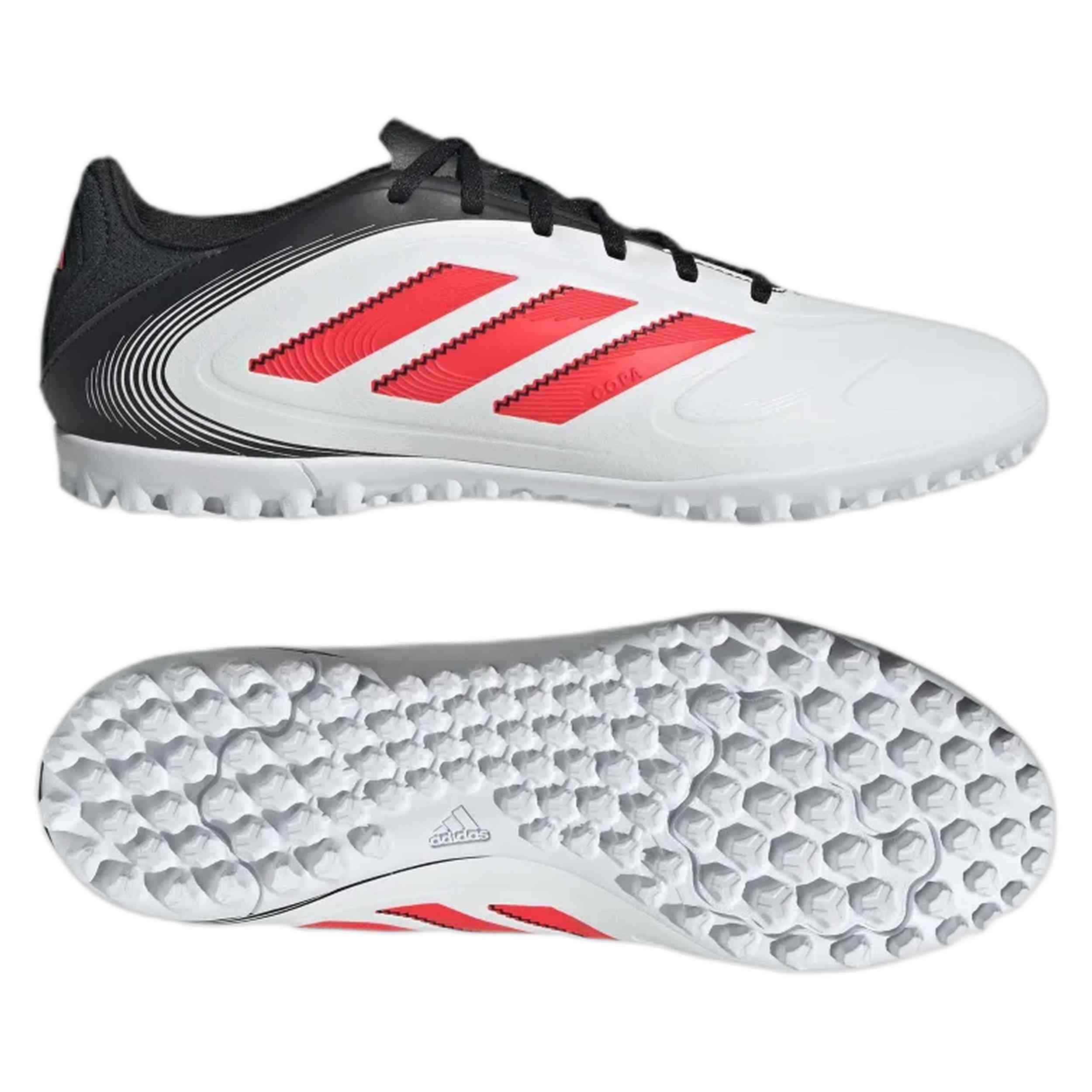 Bota Futbol Multitaco Moqueta Adidas Blanco IE1168