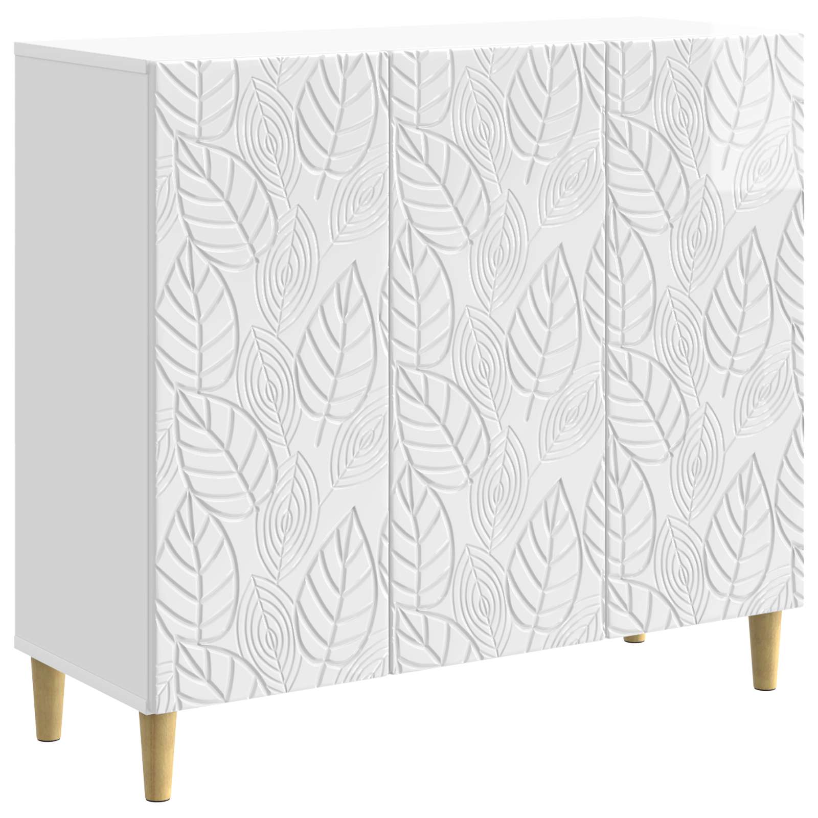 vidaXL Aparador  89 x 34,5 x 80 cm Madera de ingeniería Multicolor