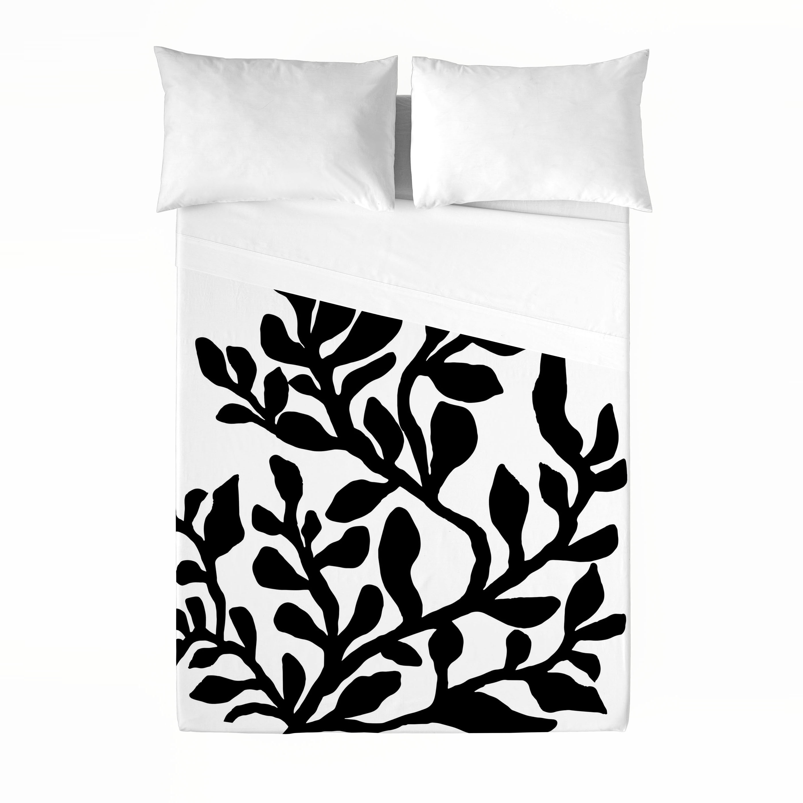 NATURALS - Juego de Sabanas Estampado - 100% Algodón Extra Suave - Incluye Sábana Encimera + 1 o 2 Fundas de Almohada + Sabana Bajera - Fabricado en España - Modelos Florales - Cama 90/135/150/180