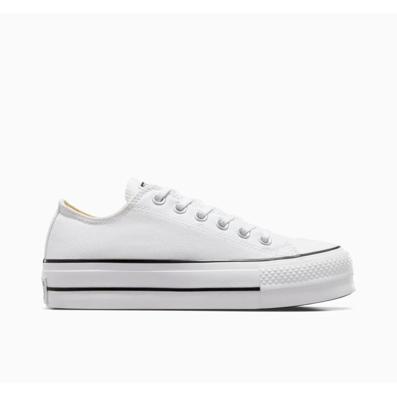 Zapatillas Converse Lona Plataforma Blanco