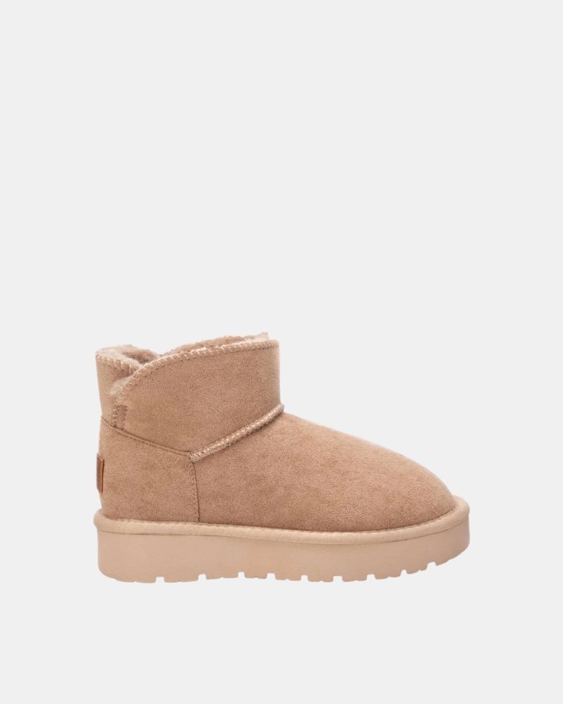 XTI 151117 Botines Colegiales Australianas Infantil Beige