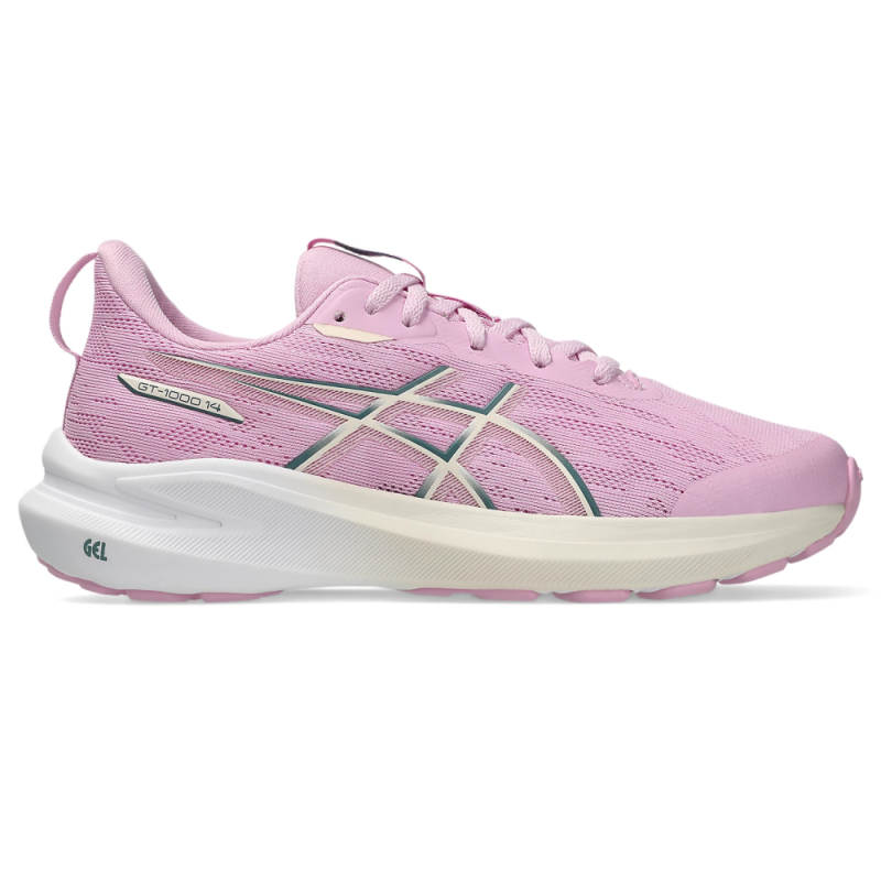 Zapatillas Rosas Asics Gt-1000 14 Gs Running Para Niñas