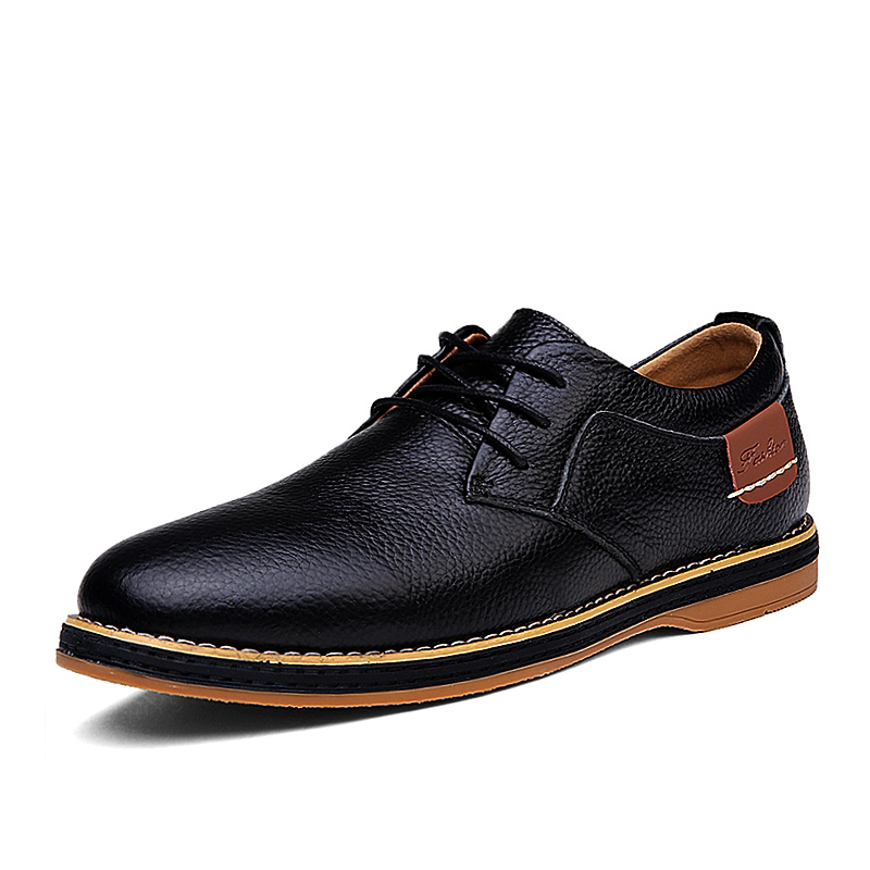 TK Zapatos De Cuero Para Hombre Moda Primavera/Otoño Casual Ligeros Con Cordones Formales Negocios Boda Vestido Zapatos Talla Grande 38-48