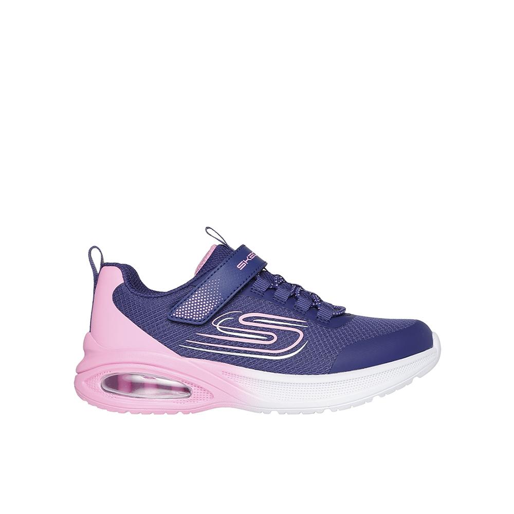 Skechers MICROSPEC MAX ADVANCE Zapatillas deportivas para niña azul marino en textil y sintético 83444
