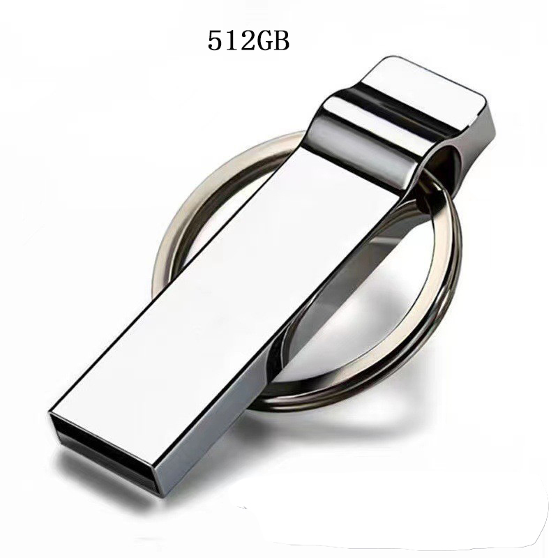 Unidad flash USB 512 GB/1 TB/2 TB, Unidad USB de metal, USB Memory, Unidad USB flash de alta velocidad de gran capacidad, Unidad USB flash para Automóvil, unidad flash USB de regalo