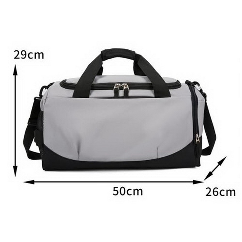 37L Bolsa de Viaje Deporte con Compartimento para Zapatos, Bolsa Viaje  Ligera Bolsas de Viaje 50 x 26 x 29 cm para Hombre y Mujer, Adecuado para Viajes de Negocios, Actividades al Aire Libre