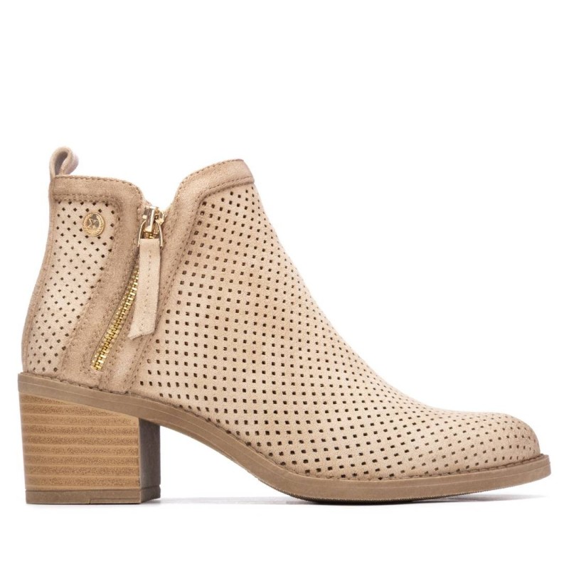 XTI 145035 02  38366 26V BOTIN CALADO ANTELINA  BEIGE