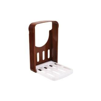 CA Rebanadora de pan ajustable Sollbry, cortadora de pan plegable, guía para cortar tostadas de pan casero, herramientas de cocina para hornear