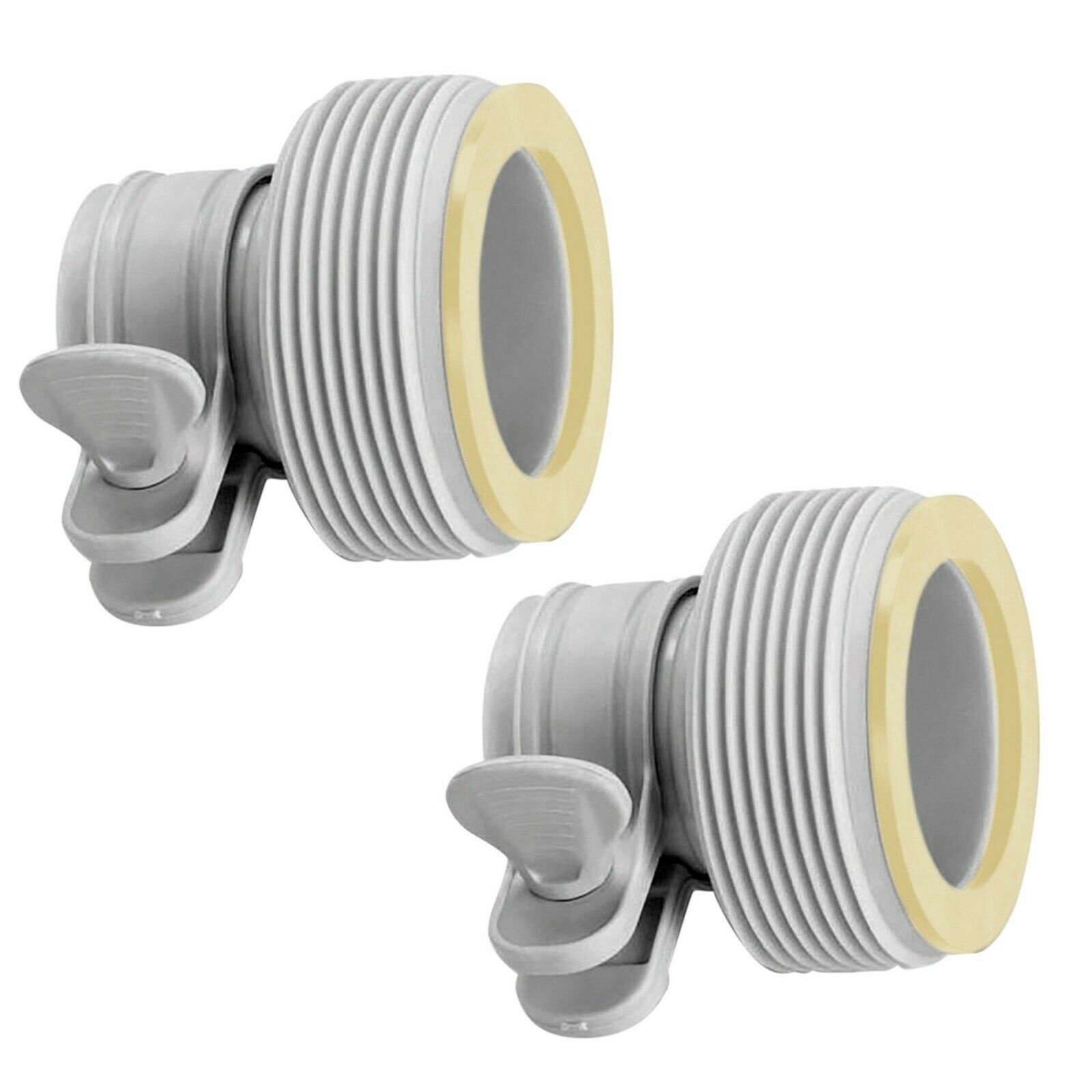 PACK 2 Boquillas Adapdatores Tipo B Para Acoplar Mangueras de 38 mm a Conexiones de 32 mm, Compatiple con Piscinas y Depuradoras INTEX 1,25/1,5 PUL