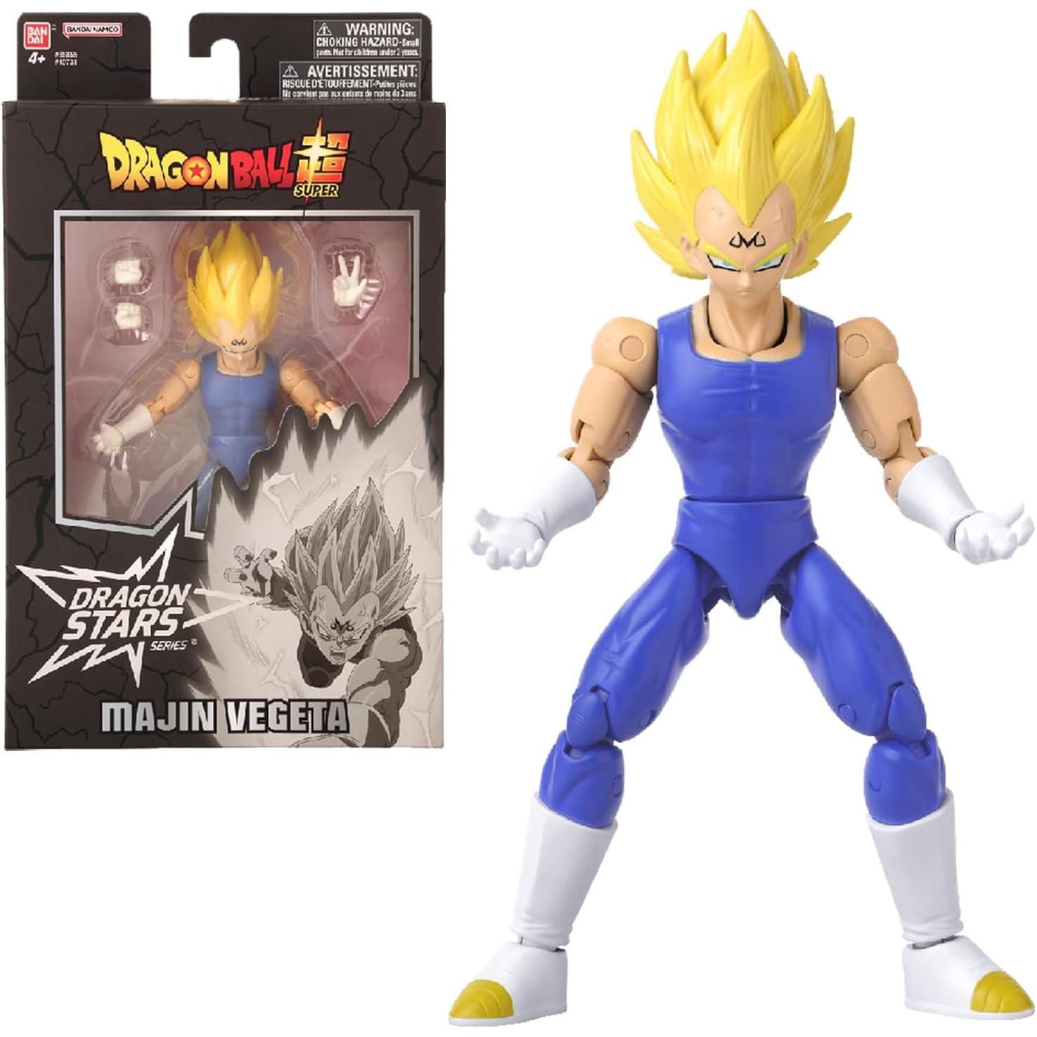 BANDAI – Figura Dragon Stars Majin Vegeta Dragon Ball Super Bandai.
