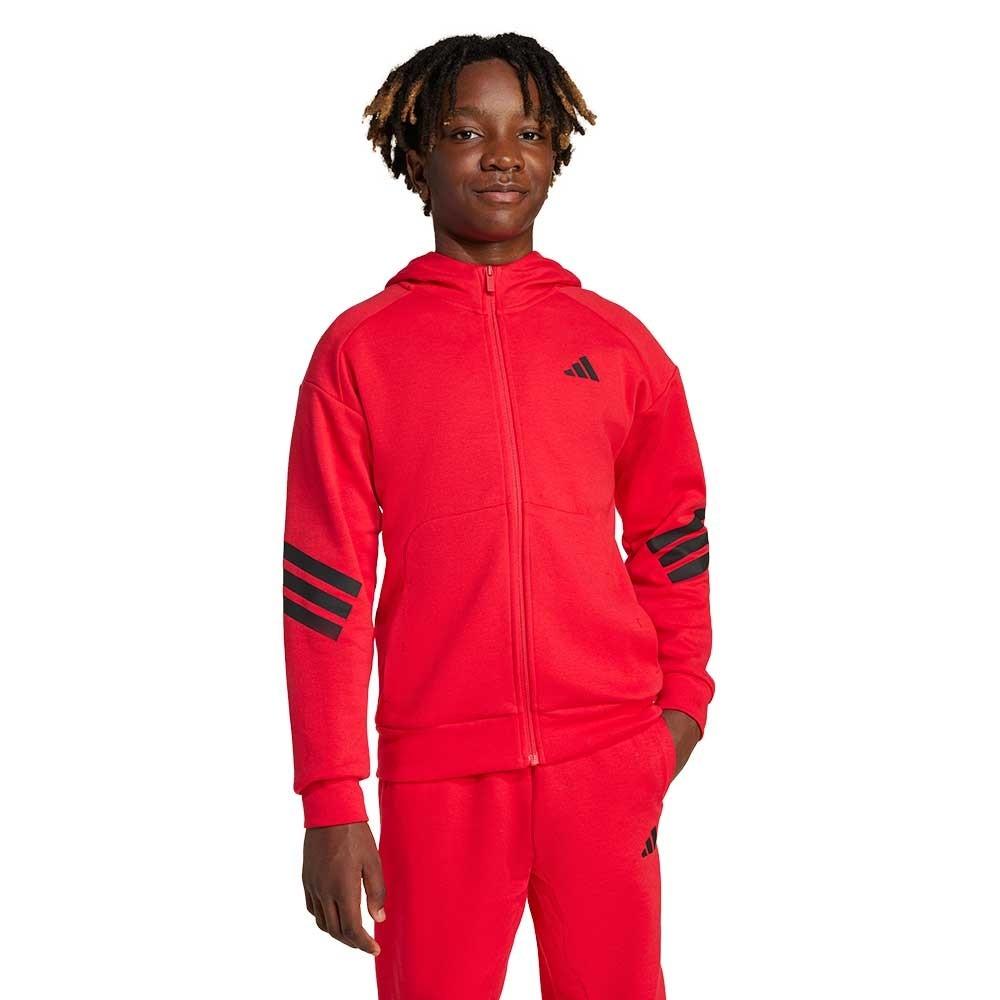 Sudadera Adolescentes  Adidas 3Stripes  Rojo