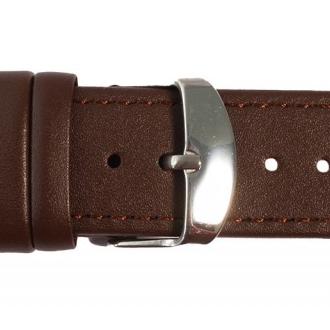 Mestre Artesão® Bracelete de Reloj Castanha em Couro Genuíno – 20mm – 0482
