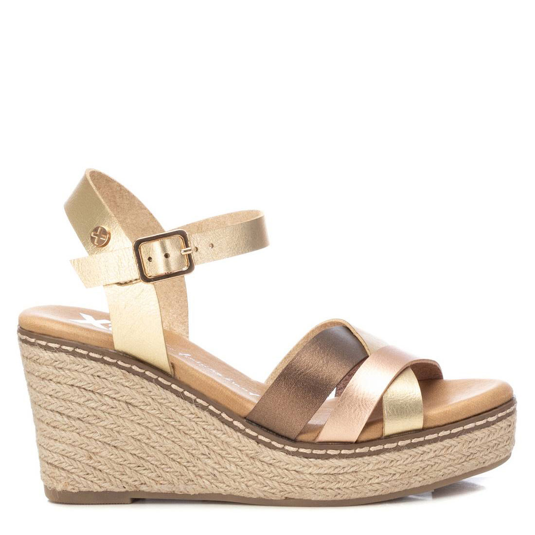 Xti Sandalias Oro 142854-ORO , para Mujer