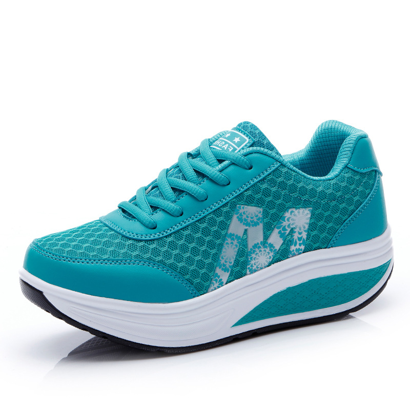 TK Zapatos de plataforma de malla para otoño e invierno 2025, zapatos de viaje para exteriores, zapatos deportivos para mujer