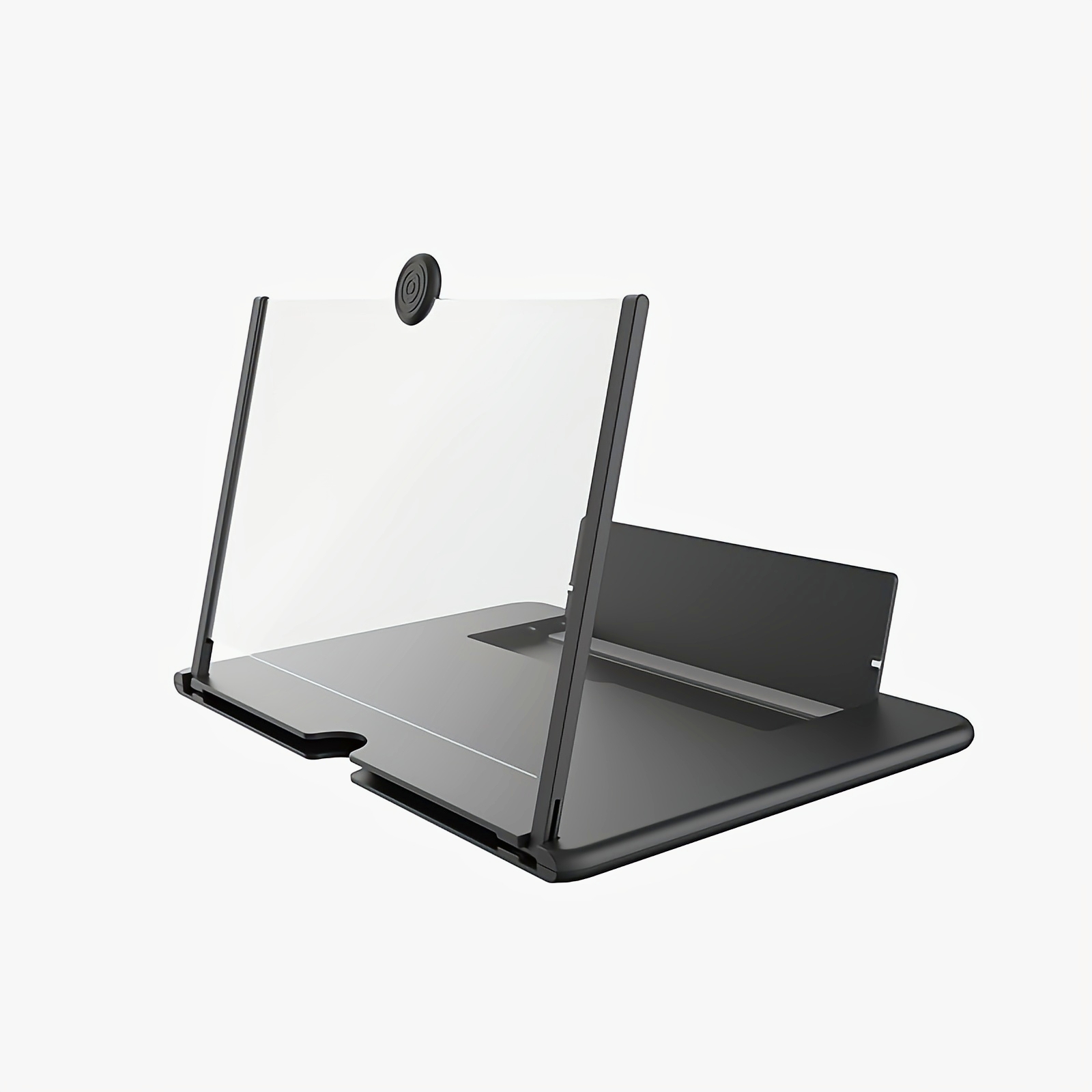 TK Lupa de pantalla de 12 pulgadas para teléfono celular, proyector de lupa 3D HD para películas, videos, soporte plegable para teléfono celular con amplificador de pantalla, compatible con todos los
