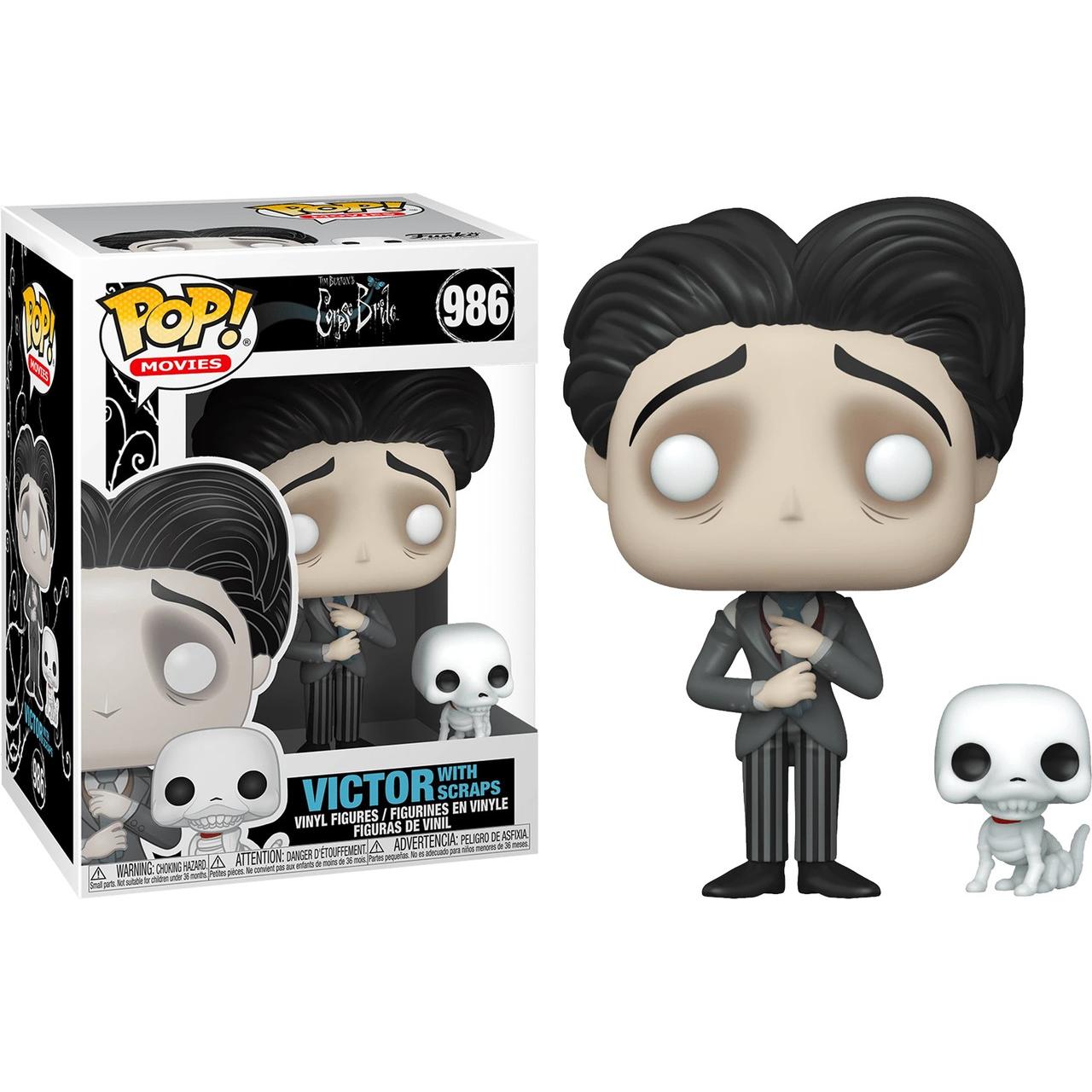 Funko Viktor Scraps   Corpse Bride Novia Cadáver 986  Pop Vinyl Disney figura figuras Pop Vinyl Funko Pop
